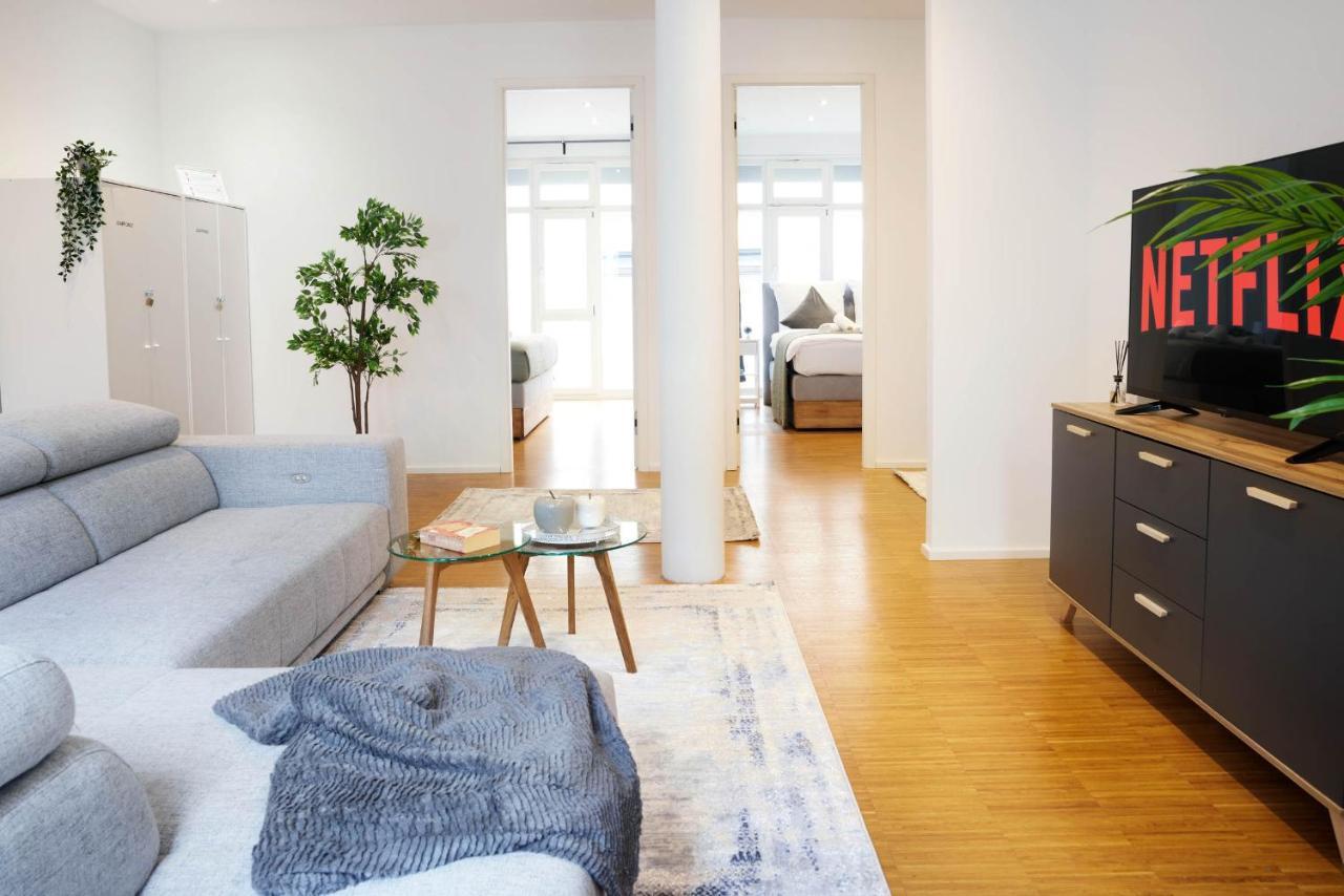 Design City Apartment, Modern, Ebenerdig, Top Lage Weinheim Kültér fotó
