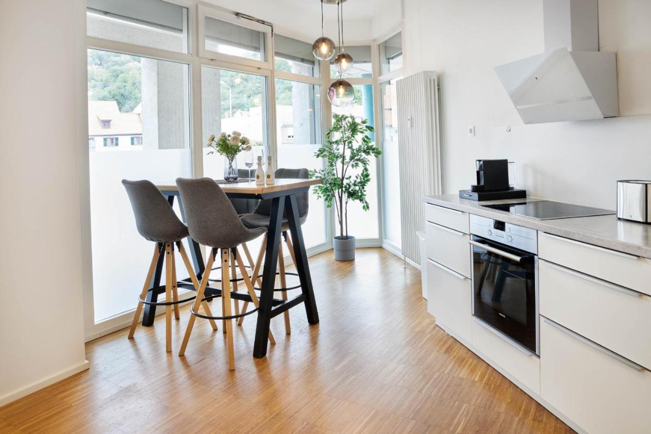 Design City Apartment, Modern, Ebenerdig, Top Lage Weinheim Kültér fotó