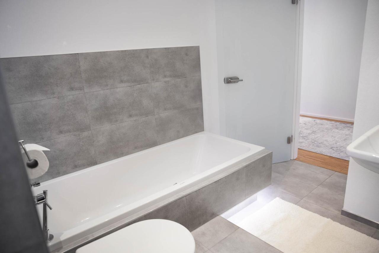 Design City Apartment, Modern, Ebenerdig, Top Lage Weinheim Kültér fotó